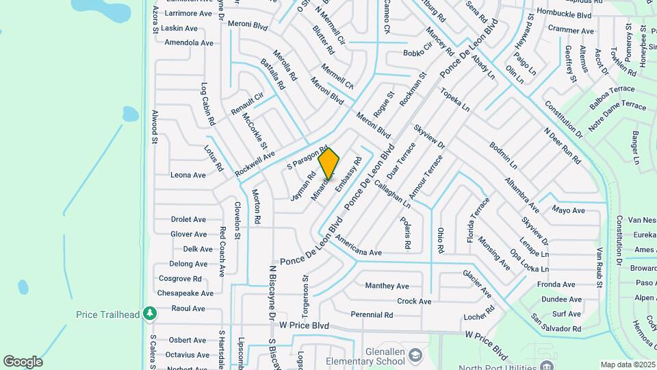 7625 Minardi St Map and Location Details