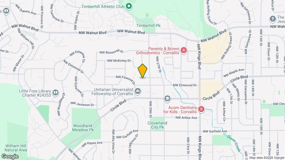 2914 NW Ashwood Dr Map and Location Details