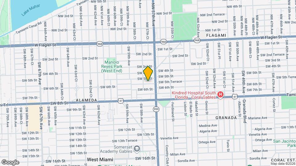 5769 SW 5th Terrace Map and Location Details