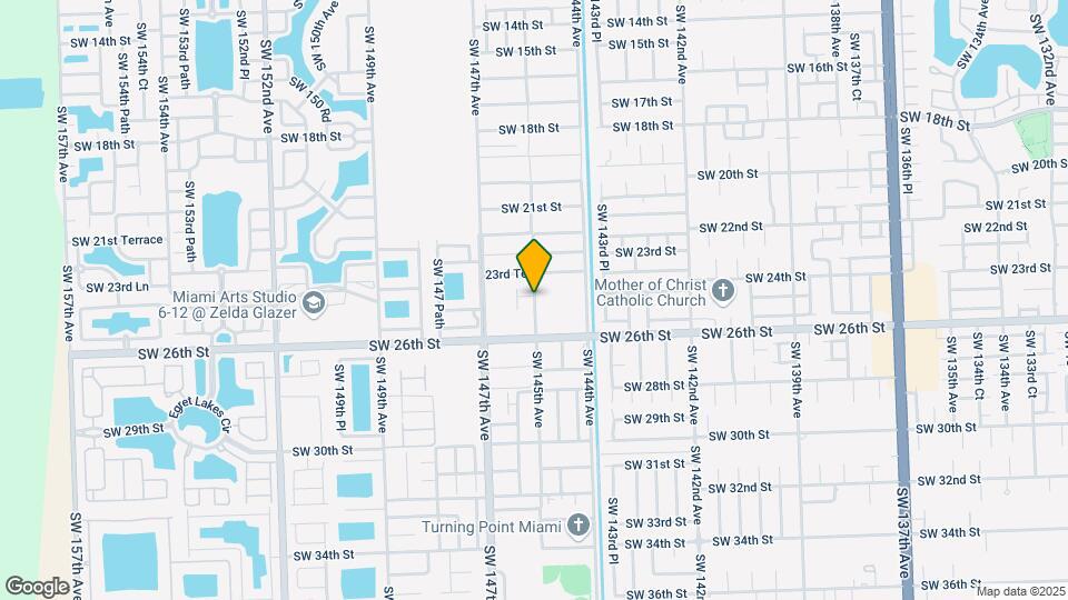 2422 SW 145th Pl Map and Location Details