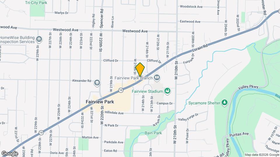 21470 Lorain Rd, Unit 21470 Lorain Road Up Map and Location Details
