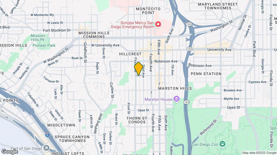 1st & Penn Apts - 1penn Map and Location Details