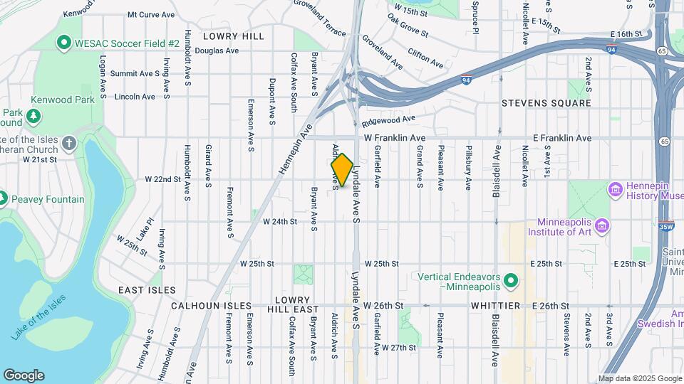 2209 Aldrich Ave S Mapa y Detalles de la Ubicación