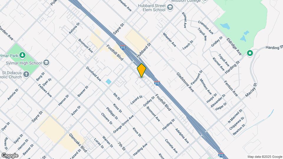 13534 Foothill Blvd Map and Location Details