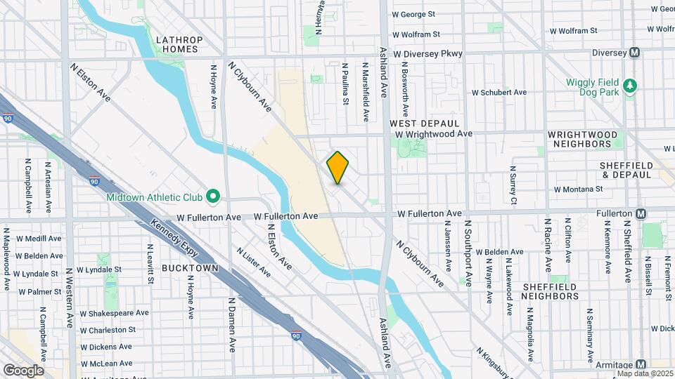 2458 N Clybourn Ave, Unit M07B Mapa y Detalles de la Ubicación