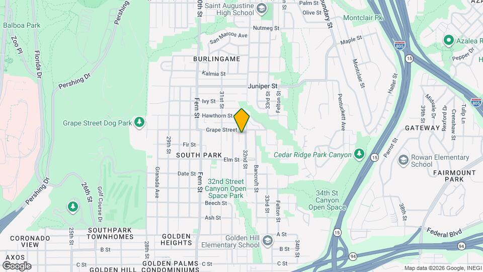 1940 32nd St Mapa y Detalles de la Ubicación