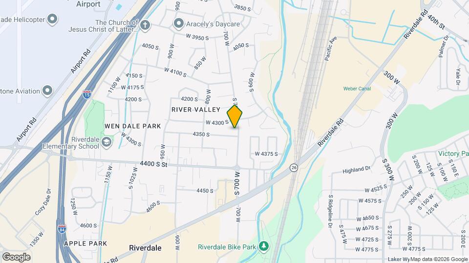 4337 S 700 W Map and Location Details