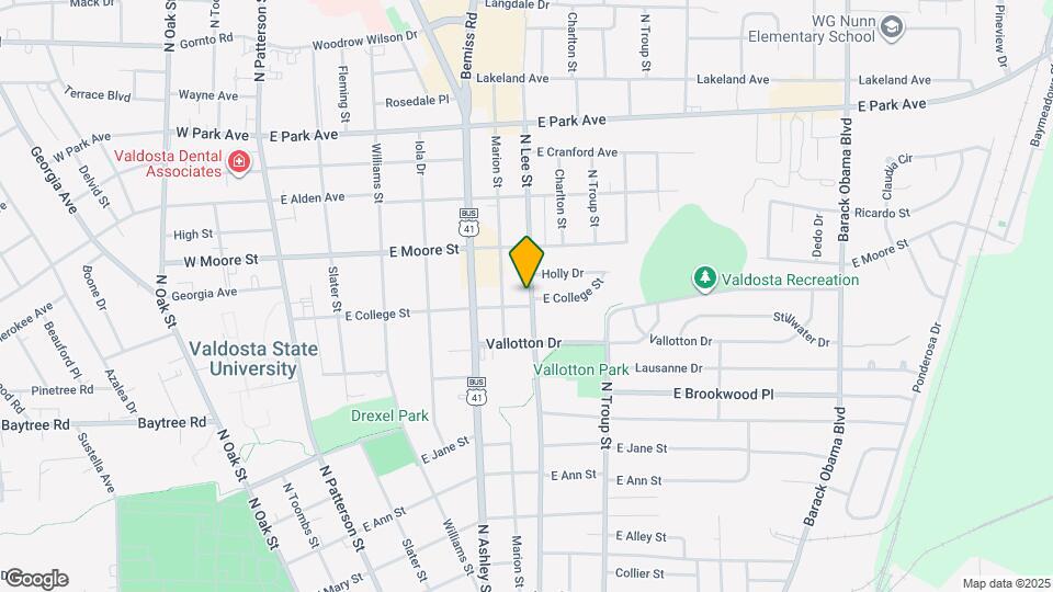 1604 N Lee St Map and Location Details