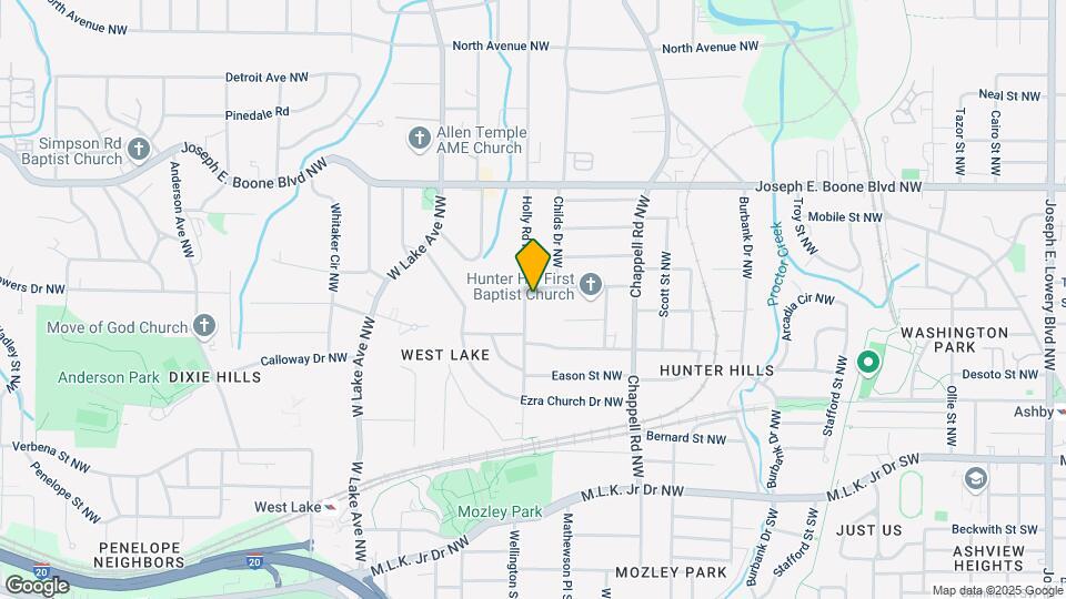 165 Holly Rd NW-Unit -UNIT 1 Map and Location Details