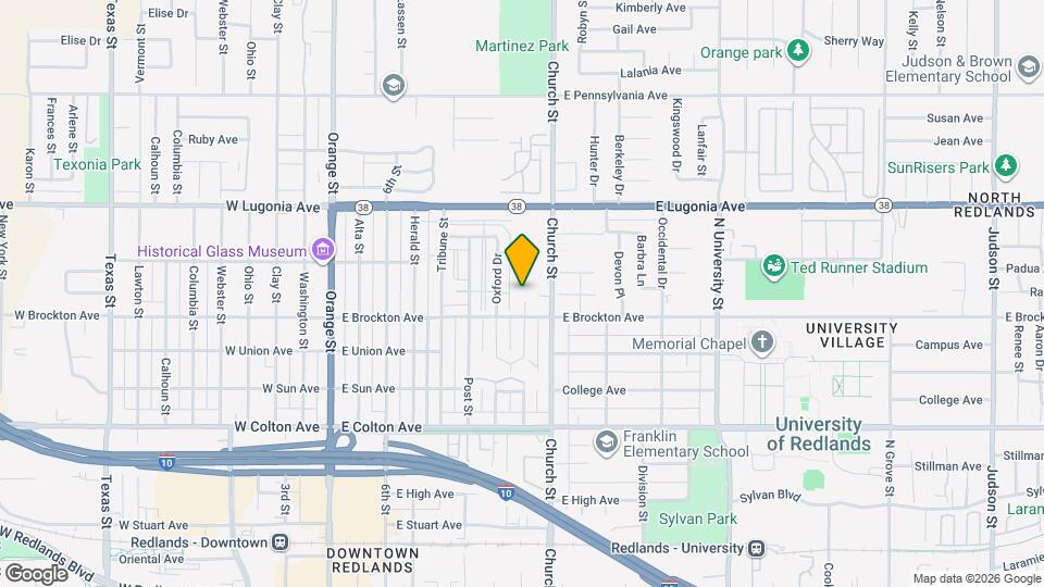 737 E Brockton Ave Mapa y Detalles de la Ubicación