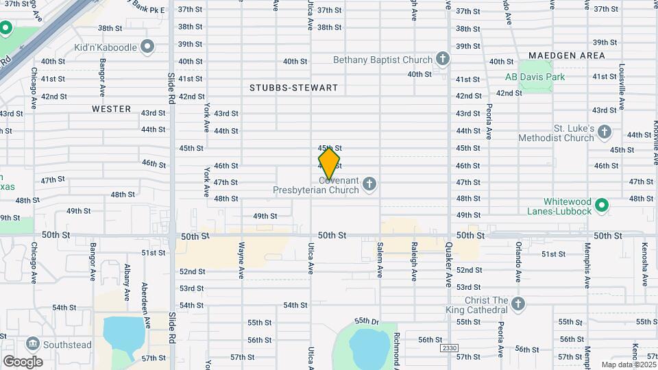 4709 47th St Map and Location Details