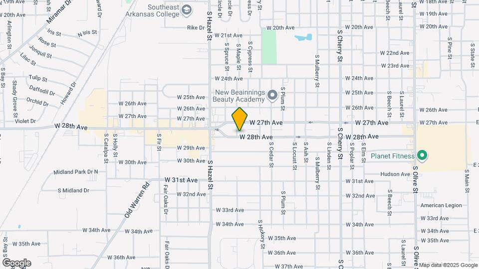 1907 W 28th Ave Mapa y Detalles de la Ubicación