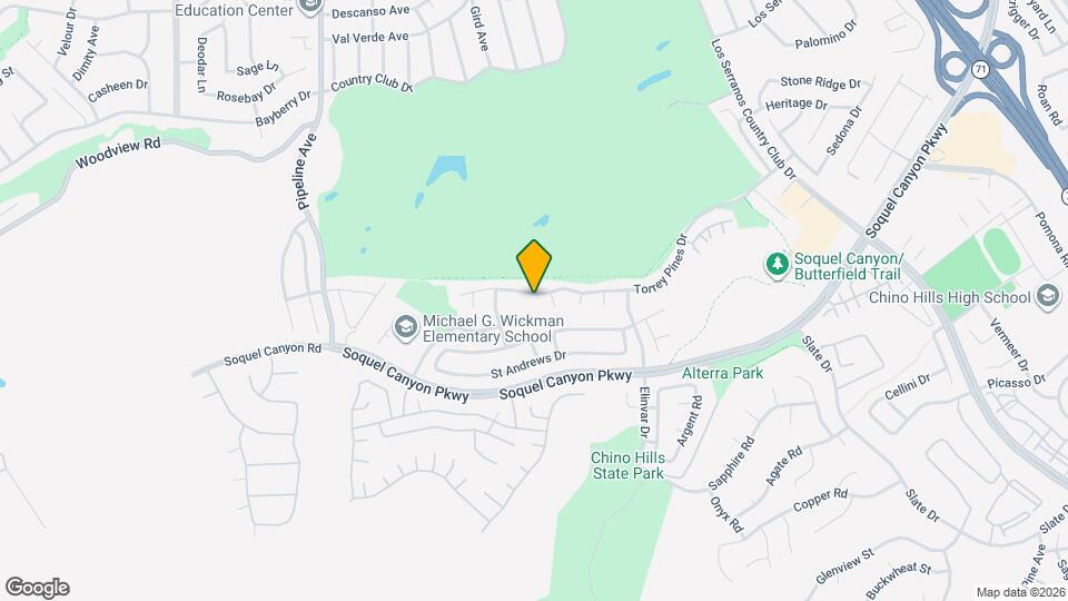 4469 Torrey Pines Dr Map and Location Details