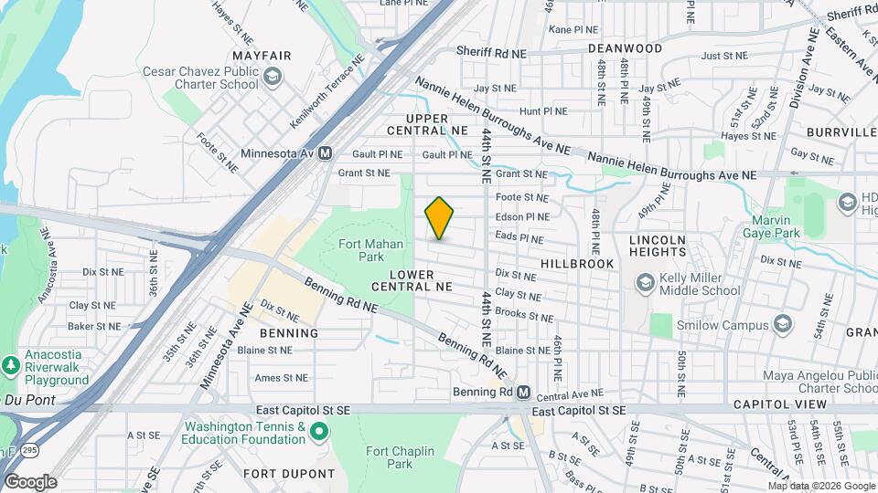 4223 Eads St NE Map and Location Details