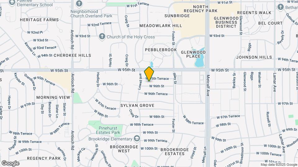 7730 W 96th St Map and Location Details