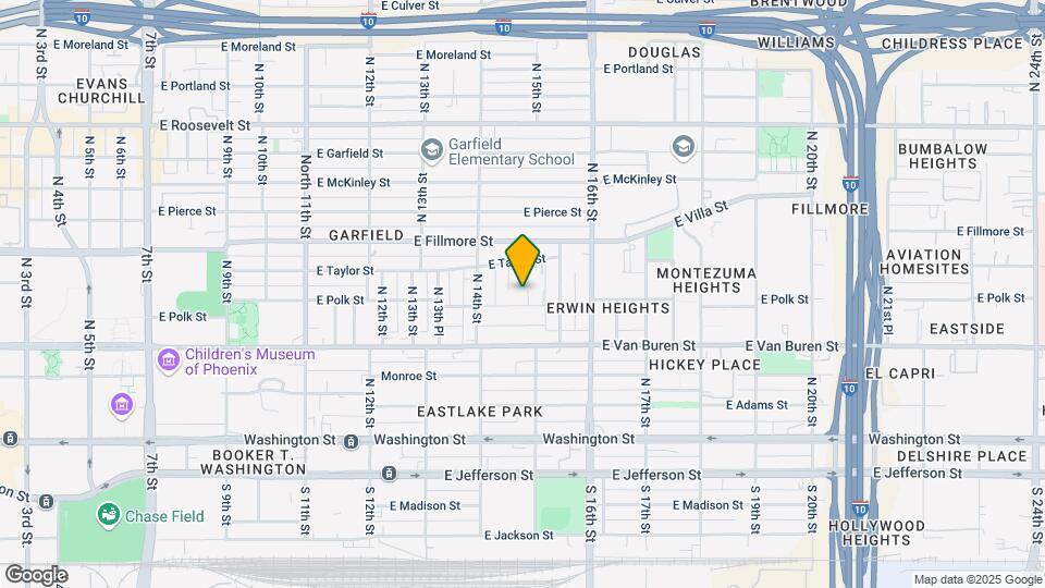 1442 E Polk St Mapa y Detalles de la Ubicación
