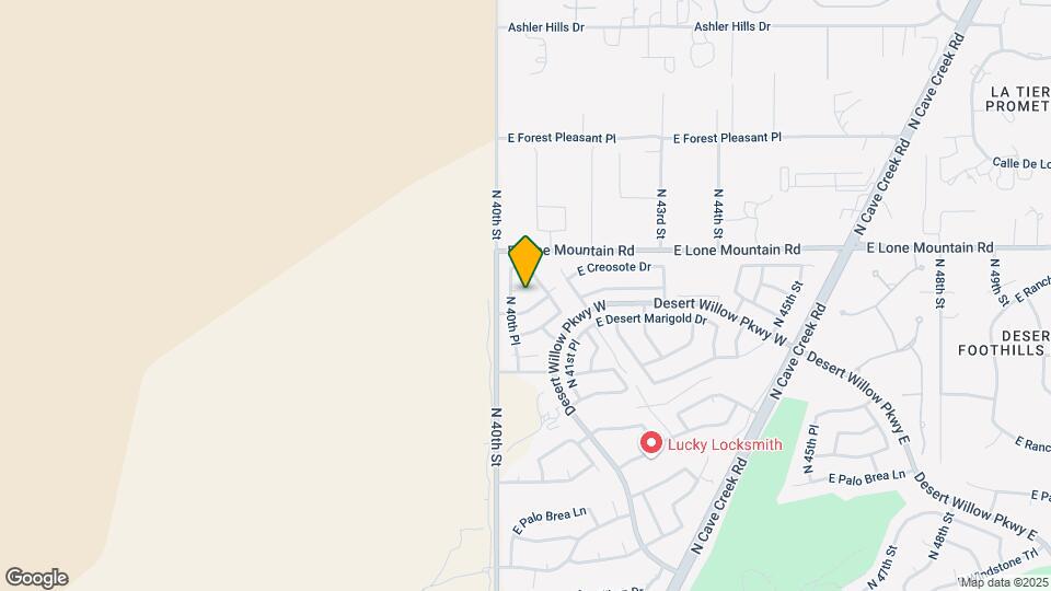 4027 E Rancho Del Oro Dr Map and Location Details