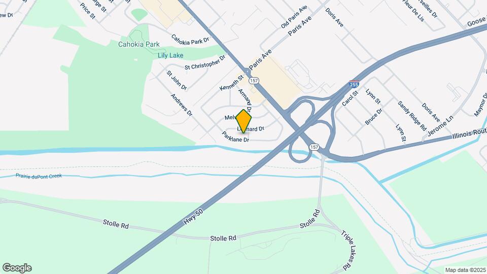 1725 Parklane Dr Mapa y Detalles de la Ubicación