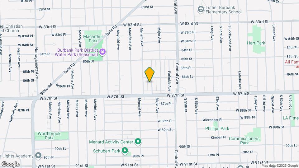 8636 Massasoit Ave Map and Location Details