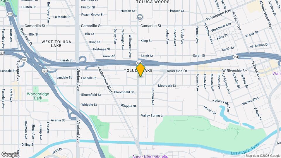KBC Cahuenga Mapa y Detalles de la Ubicación