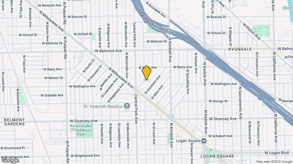 3043 N Elbridge Ave Map and Location Details