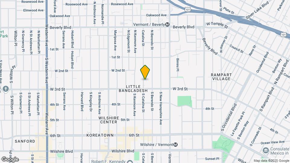 232 S Catalina St Map and Location Details