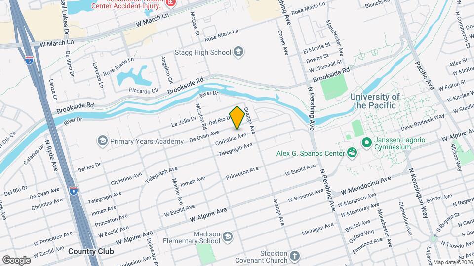 1749 Christina Ave Map and Location Details