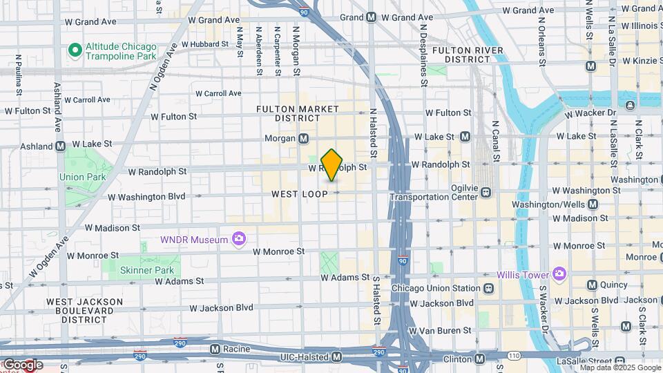 900 W Washington Blvd, Unit 1217 Map and Location Details