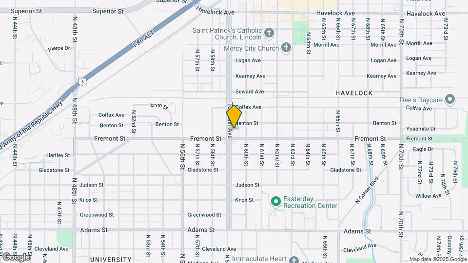 3610 Touzalin Avenue Map and Location Details