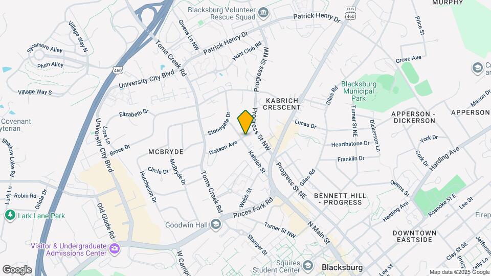 105 Watson Ave Map and Location Details