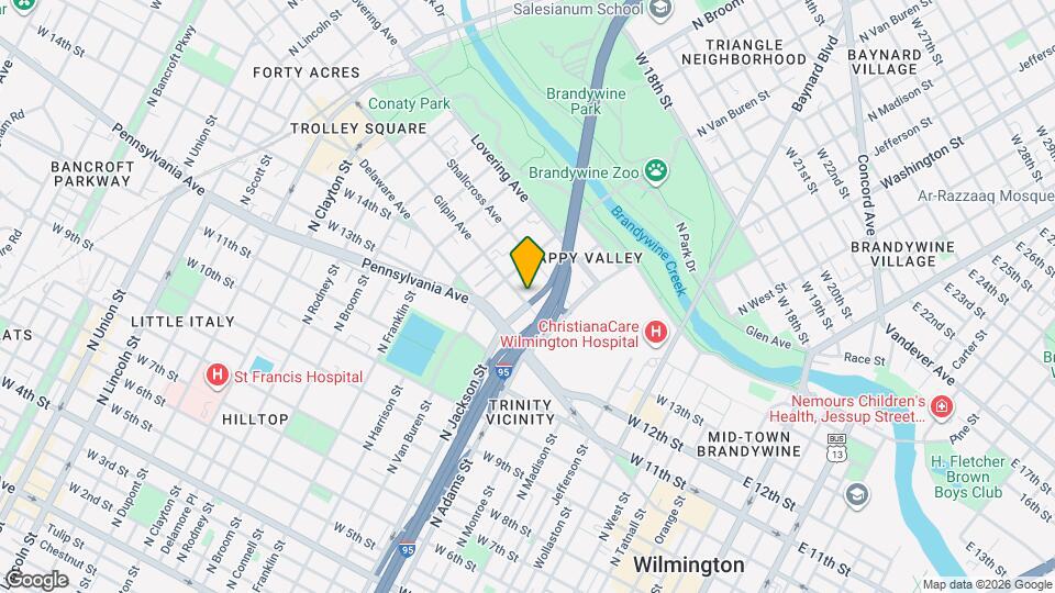 Trolley Square Apartments Mapa y Detalles de la Ubicación