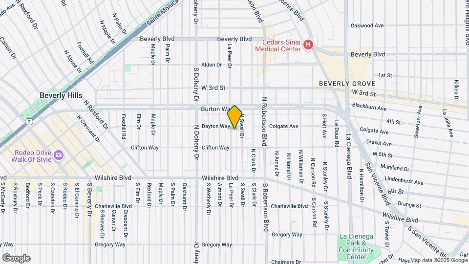 242 N La Peer Dr Map and Location Details