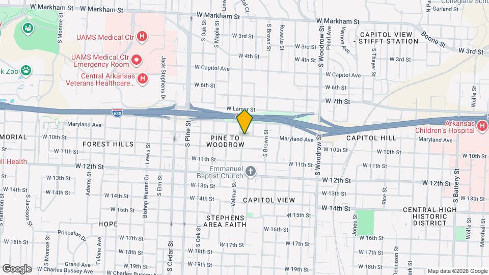 3423 Maryland Ave Map and Location Details