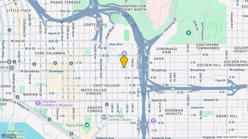 1480 Broadway Map and Location Details