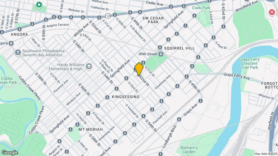 1332 S 52nd St Map and Location Details