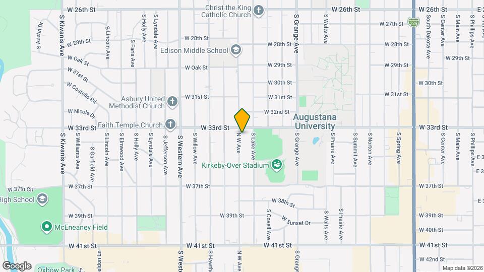 2512 S West Ave Map and Location Details