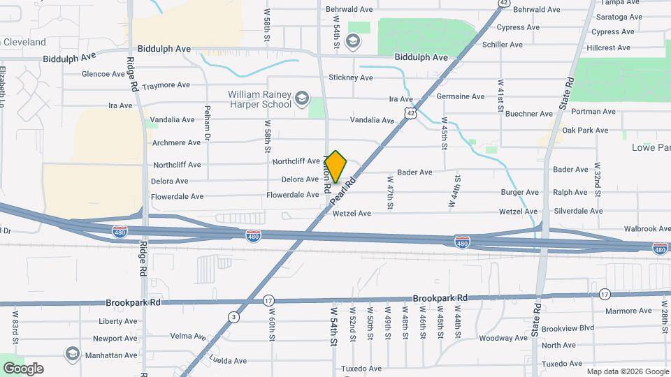 4924 Pearl Rd Map and Location Details