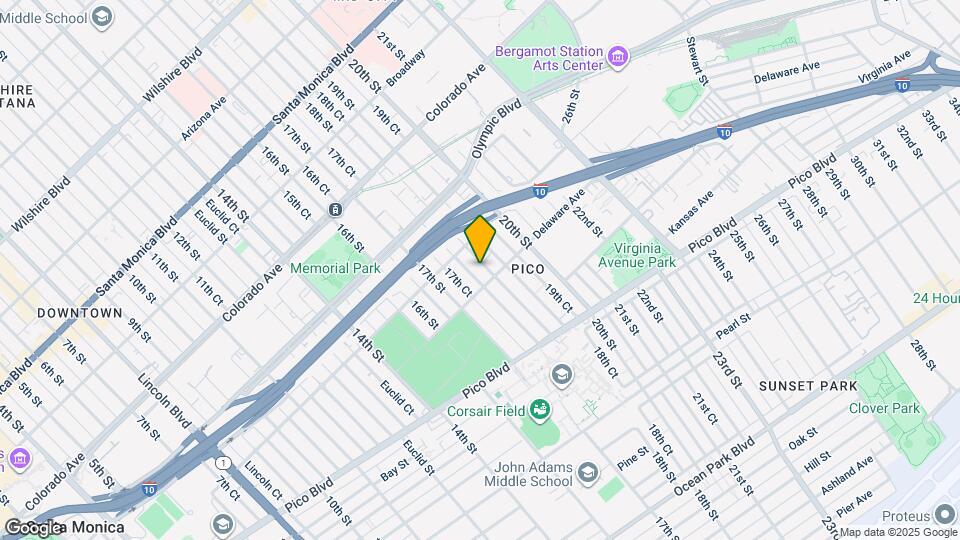 1833 18th St Map and Location Details