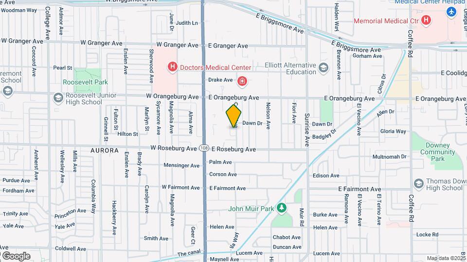 1233 Collier Ave Map and Location Details