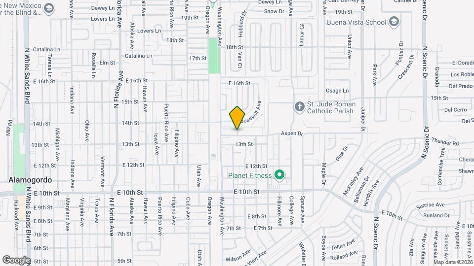 1301 Jefferson Ave Map and Location Details