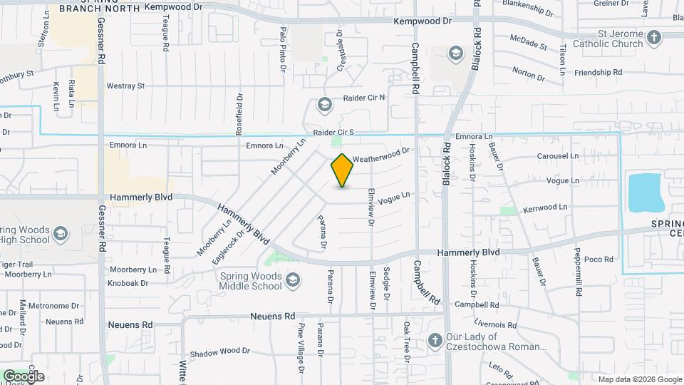 9631 Bundy Ln Map and Location Details