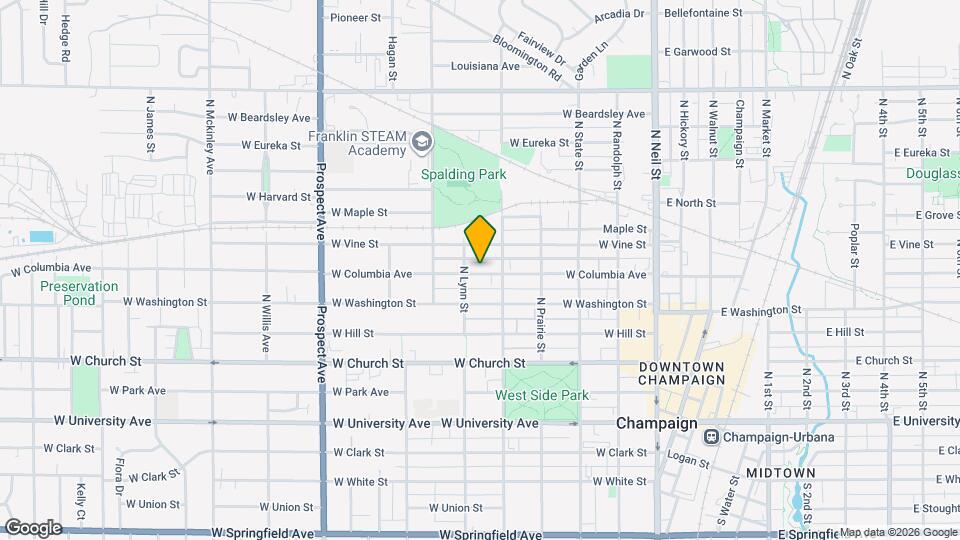 508 W Columbia Ave, Unit C Mapa y Detalles de la Ubicación