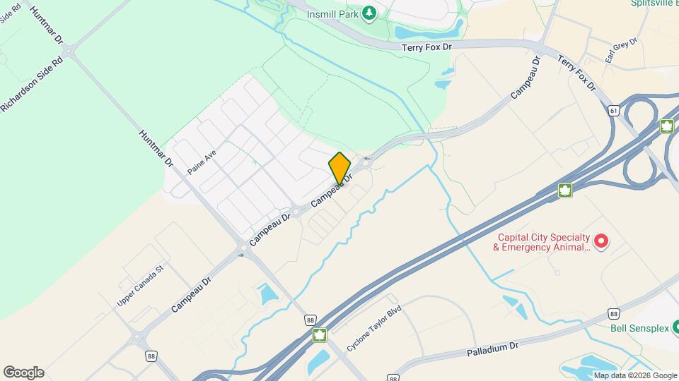 1031 Creekway Private Map and Location Details