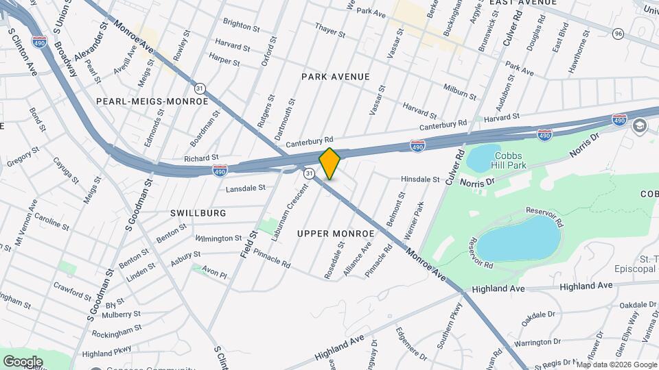 936 Monroe Ave Map and Location Details