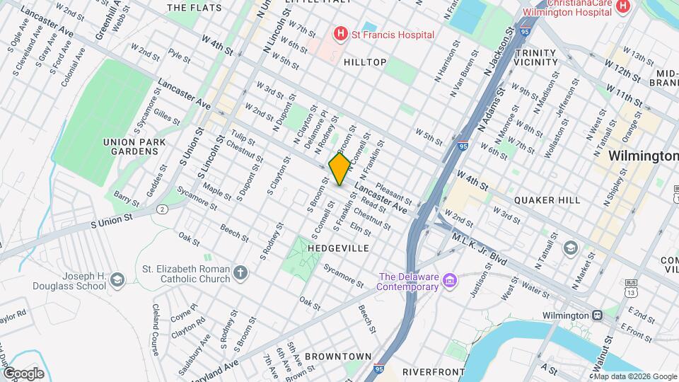 1324 Read St Map and Location Details