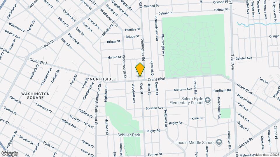 1414 Grant Blvd Mapa y Detalles de la Ubicación
