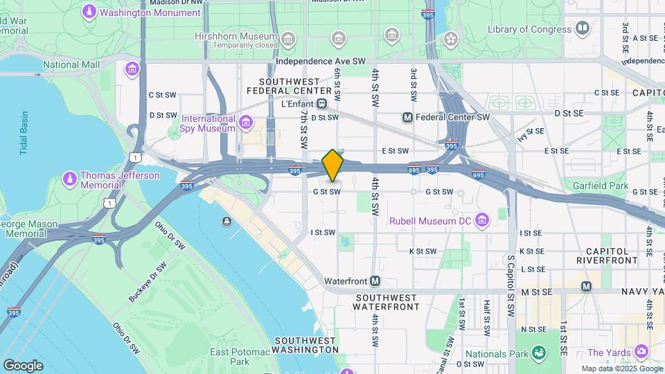 601 G St SW Map and Location Details