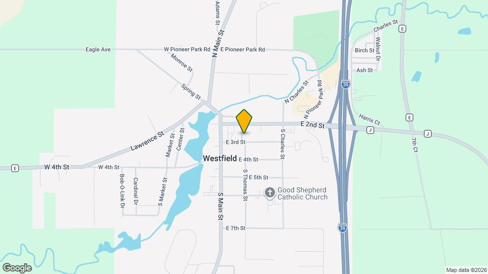 204 E 3rd St Map and Location Details