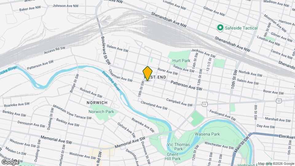 1717-1719 Chapman Ave SW Map and Location Details