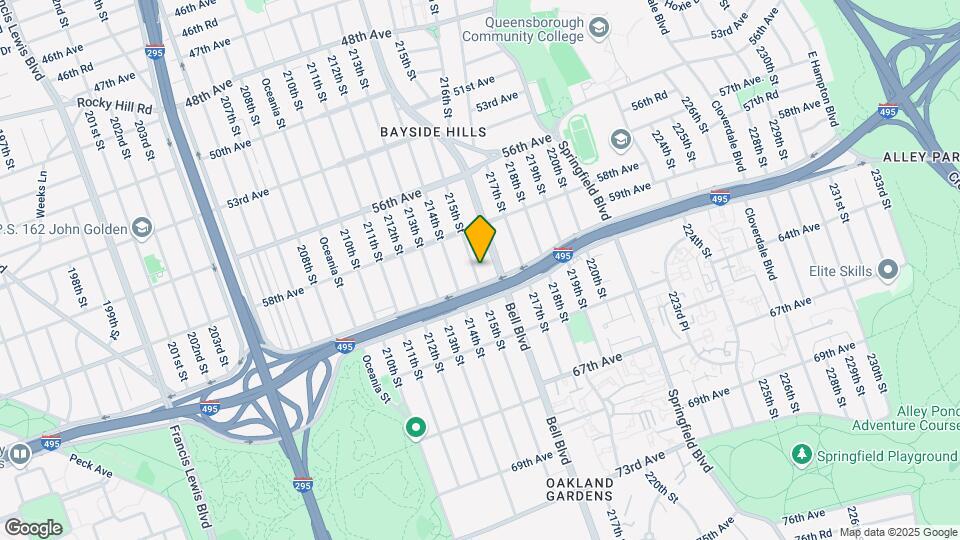58-47 215th St Map and Location Details